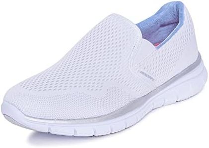 Red Tape Sports Shoes for Women |Cultured Round-Toe Shape & Cushioning Technology - RLO0615A-36 White