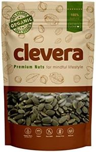 Clevera Organic Supreme Pumpkin Seeds AA 1.2 lbs. - Fresh - Raw -Kosher - HACCP - Small Batch - Sustainably Sourced - Straight from The Farm - Non-GMO - Gluten Free