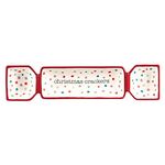 Christmas Crackers Polka Dotted 15 x 3.5 Inch Ceramic Serving Plate