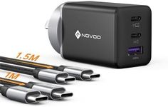 NOVOO 67W USB C Charger with 2 PD 1