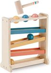 Twefex Montessori Ball Tracker, Award Winning Durable Pound A Ball Toddler Toys, Early Developmental Montessori Toy, Wooden Toys for Toddlers 1-3 Year Old - Great Birthday Gift