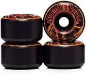 Original Spitfire Skateboard Wheels 52mm 101duro 53mm 54mm 56mm 99duro 80HD Skateboard Wheel for Skateboard (Color : 52mm Black)