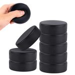 8pcs Ice Hockey Pucks, Diameter 3 Inch/Thickness 1 Inch Lightweight Soft Foam Hockey Pucks for Practice and Classic Training Indoor(Black)