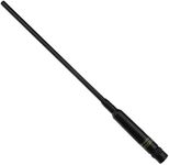 EMSea Dual Band VHF UHF 144/430MHz Telescopic Antenna High Gain Two Way Radio Antenna BNC Male Compatible with BAOFENG BF-666S BF-777S BF-888S UV-5R UV-5RE