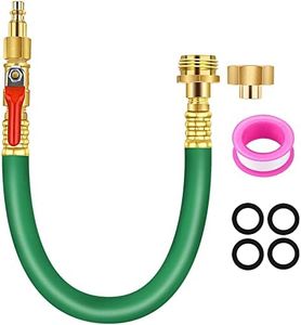 RV Winterizing Kit-Sprinkler Blowout Adapter RV Blowout Plug :Winterize RV Motorhome Boat Camper Travel Trailer-Air Compressor Quick-Connect Plug Water Blow Out Adapter Fittings with Shut Off Valve O