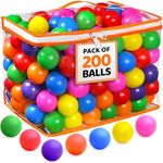 200 Ball Pit Balls for Toddlers wit