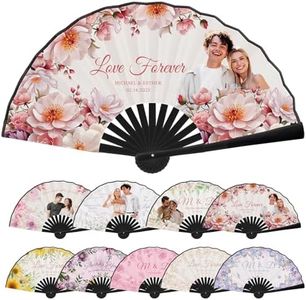 Custom Wedding Fans Personalized Fans for Line Dancing Folding Popping Fans for Wedding Dancing Concert Cosplay Party