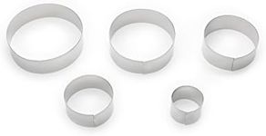 Fox Run - 3681 Fox Run, 1 x 4 x 4 inches, Circle Cookie Cutter Set