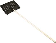 Easy Shopping® Snow Shovel Spade 120cm Wooden Handle Mucking Garden Outside Snow Pusher Scooper Wide 42cm Scoop