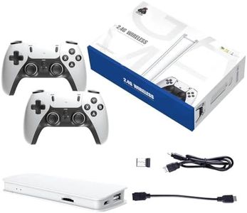 2025 Retro Gaming Console, 20K+ Classic Games, 23 Emulators, 4K HDMI Game Stick with Upgraded Dual 2.4G Wireless Controllers 64GB, Plug-and-Play Video Game Console for TV