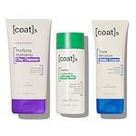 Coats Blemish Defence 3-Step Bundle for Oily Skin – Purifying Hydrating Clay Cleanser, Gentle Hydrating Toning Milk + Triple Moisture Water Cream – Helps Prevent Breakouts, Designed for Young Skin
