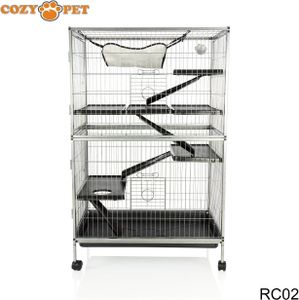 Cozy Pet Large Rodent Cage – Spacious Small Animal Habitat