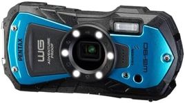 PENTAX WG-90 Blue Standard-Class, Waterproof Digital Compact Camera, Designed for Casual Underwater Photography to a Depth of 14 Meters