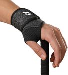 Fitomo Wrist Support Strap with Soft Thumb Opening for Mild Carpal Tunnel Tendonitis Arthritis Sprains, Compression Hand Support for Women Men, Wrist Brace for Sports Work Typing Sleeping(Left)