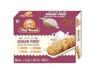 Midbreak Sugar Free Jowar (Sorghum) Millets & Dry Fruit Cookies | Gluten-Free | Ideal for Diabetics, Calorie Watchers, and Gym Goers | Pack of 1 | 200g