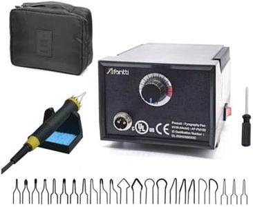 Professional Pyrography Pen Wood Burning Machine Tool Wood Engraving Burner Kit with | 23 Tips | Carry Bag |