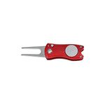 Golfoy Basics Foldable Divot Repair Tool (Red)