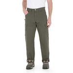 Wrangler Men's Riggs Workwear Big & Tall Flannel Lined Ripstop Ranger Pant Work Utility, Loden, 46W x 32L