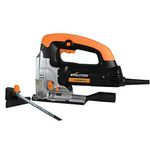 Evolution Power Tools 075-0002 RAGE 7-S Multi-Material Jigsaw, 710 W (230 V), Orange