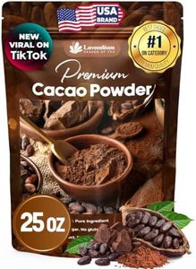 Lavendium 25oz (1.56 lbs) Cacao Powder, 100% Natural & Pure, Unsweetened, Rich Chocolate Flavor, Perfect for Baking & Smoothies No Additives, No Gluten, Vegan