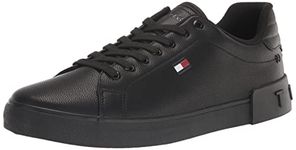 Tommy Hilfiger Men's Rezz Sneaker, Black/Black 001, 10.5