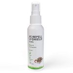 REPELL Shield Tick Repellent for Humans - Anti Tick Spray for Humans & Clothing - Bug Spray for Body & Wardrobe - Natural Insect Repellent Spray - Natural Bug Repellent Spray Alternative (100 ml)