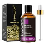 MAYJAM Thyme Essential Oils 100ML, Thyme Oil for Diffuser, Humidifier, DIY, Home, Wardrobes