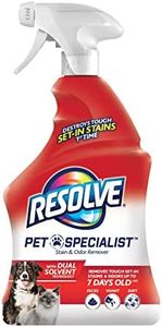 Resolve Pet Specialist Carpet Cleaner, Stain Remover and Odor eliminator trigger, Floor and Upholstery Cleaner, 32 oz (Packaging may Vary)