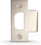 Mega Handles Standard T-Strike, T-Strikes for Doors, Stainless Steel – Satin Nickel