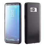 NWNK13 Samsung Galaxy S8 Case Black [ Dual Layer Full Body ] Slim Fit Anti-scratch Finish Case [ Wireless Charging Frien