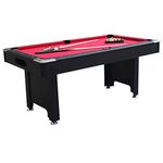Walker & Simpson Monarch 6ft Pool Table With Red Cloth