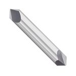 Kodiak Cutting Tools KCT253532 USA Made Double End Solid Carbide Chamfer Mill 90 Degree 2 Flute 3/16 Diameter 3/16 Shank 2-1/2 Overall Length