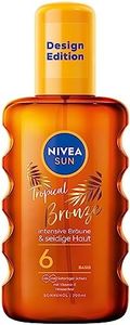 NIVEA SUN Tropical Bronze Oil Spray SPF 6 (200 ml), Sun Protection for Long-Lasting Tan without Self-Tanner, Sun Spray with Carotene Extract and Vitamin E