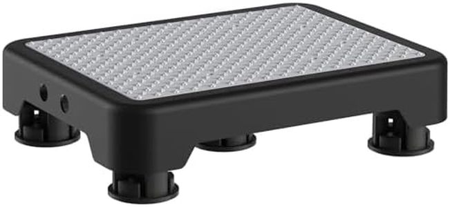 One Step Stools for Adults, Portable Safety Step Platform for Seniors Small Plastic Bedside Step Stool Mobility Wide Step Stools Elderly Assistance for Shower Bed Car Stair Outdoor