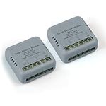MOES Smart ZigBee Dimmer Switch Module, Requires MOES Gateway, Mini Design, Supports App Voice Alexa Google Home Remote Control, Dual Switch Networking, Timer, Control Sharing, 1 Gang (2 Pack)