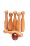 Taruh Kids Beechwood Bowling Set | Wooden Bowling Toy| Mini Bowling Set for Kids