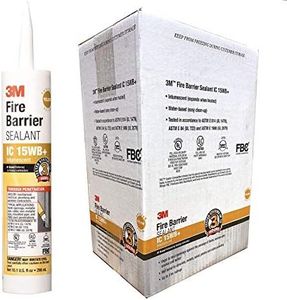 3M(TM) Fire Barrier Sealant IC 15WB+, 10.1 fl. oz, Cartridge, 12/case You are Purchasing The Min Order Quantity which is 12 CART