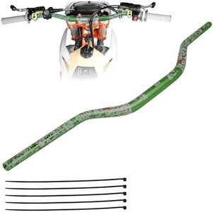 PRO CAKEN Universal 7/8" 22mm Handle Bar for CRF KLX KX LTR TRX SX SXF EXC XCW Motocross Pit Dirt Bike Scooter ATV Quad Bike Grizzly Hawk 250 Bicycles Green