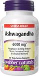 Webber Naturals Ashwagandha 6000 mg, 60 Capsules, Adaptogen to Help Reduce Stress & Increase Energy, Vegan