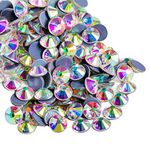 Beadsland Hotfix Rhinestones, 2880pcs Flatback Crystal Rhinestones for Crafts Clothes DIY Decorations, Crystal AB, SS10, 2.7-2.9mm