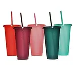 Suertestarry Tumbler with Straw and