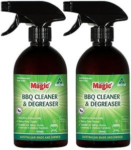 Magic BBQ Cleaner & Degreaser, Food Safe, Non-Caustic & Biodegradable BBQ Cleaner - 500mL x 2