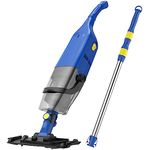 Gafilie Handheld Pool Vacuum Portable Pool Cleaner with Upgraded Powerful Suction Perfect for Above Ground Pools, spas,hot tubs and Small inground Swimming Pools for Cleaning Debris, Klein Blue