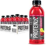 Protein2o 15g Whey Protein Infused Water Plus Energy, Cherry Lemonade, 16.9 oz Bottle (Pack of 12)