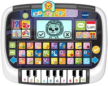 VTech Pannello educativo con pianoforte tablet per bambini multi-app, giocattoli interattivi per bambini +2 anni, versione ESP.