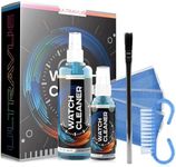 ULTRAVUE Watch Cleaning Kit - Cleans All Watches and Jewelry Including Metals, Crystals and Rubber - 1 x 2oz and 1 x 8oz Watch Cleaner Gel Spray, 3 x Microfiber Cloth, 2 x Horsehair Brush