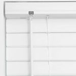 HWDERA 2-inch Contemporary Aluminum Blinds Cordless Room Darkening Blind for Windows Venetian Windows Blinds,Window Blinds Cordless,White 69" Wx48 H