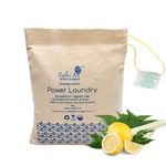 Rustic Art Biodegradable Power Laundry | Enriched With Neem & Lemon | Sulphate & Phosphate Free Powder| (1 Kg)