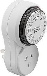 MMT24V2 DOSS 24Hrs Mains Mechanical Timer Electrical Timer-Doss Easy to Set Up and Easy to Use Easy to Set Up and Easy to Use, Minimum Duration: 15 Minutes