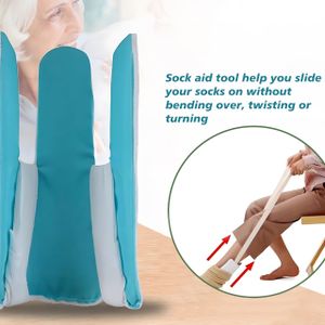 KkaFFe Sock Aid Tool for Elderly & Pregnant – Easy On/Off Stocking Slider
